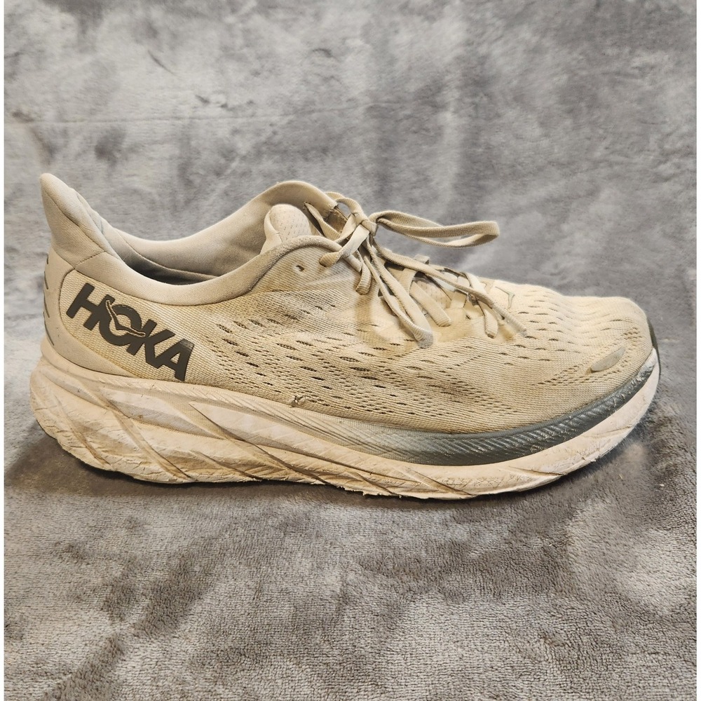 Hoka One One Shoes Mens 11 Gray Clifton 8 Sneakers 1119393 LRNC